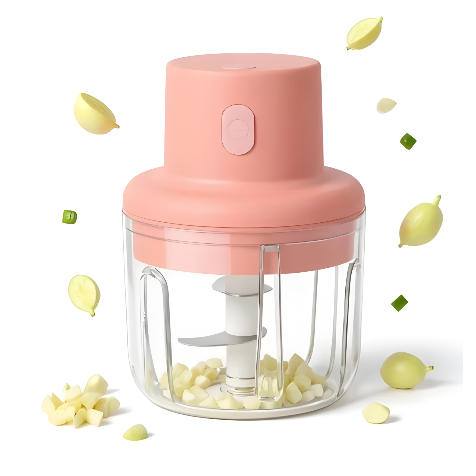 Mini Electric Food Chopper 250ml – Garlic, Onion & Vegetable Cutter