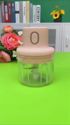 Mini Electric Food Chopper 250ml – Garlic, Onion & Vegetable Cutter